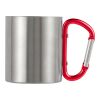 Stainless steel double walled mug Nella red | No Branding | not available | not available