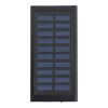 ABS and aluminium solar charger Adriana black | No Branding | not available | not available