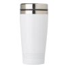 Stainless steel drinking mug (450 ml) Velma white | No Branding | not available | not available