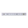 Plastic foldable ruler Leon white | No Branding | not available | not available