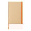 Recycled paper notebook (A5) Gianni orange | No Branding | not available | not available