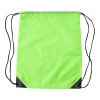 RPET polyester (190T) drawstring backpack Enrique lime | No Branding | not available | not available