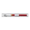 Ruler with pencil Pascale white | No Branding | not available | not available