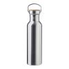 Stainless steel drinking bottle Poppy silver | No Branding | not available | not available