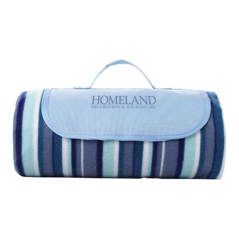 Riviera water-resistant outdoor picnic blanket Standard | White-Blue | No Branding | not available | not available