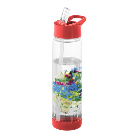 Tutti Frutti 740 ml Tritan Sport Bottle Standard | Transparent-Red | No Branding | not available | not available