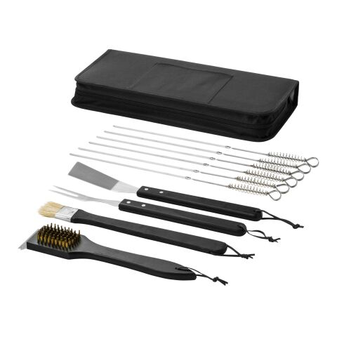 Asado 11-piece BBQ set solid black | No Branding | not available | not available