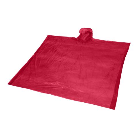 Ziva Disposable Rain Poncho Red | No Branding | not available | not available | not available