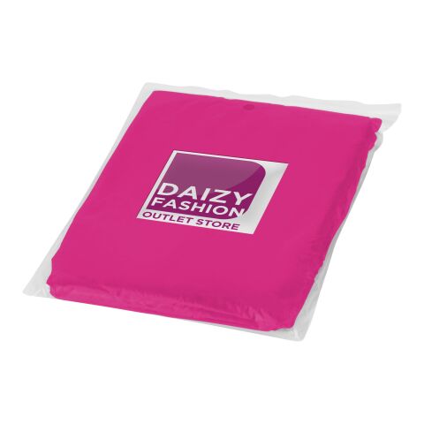 Ziva Disposable Rain Poncho Standard | Pink | No Branding | not available | not available | not available