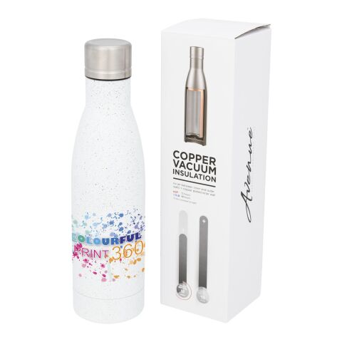 Vasa 500 ml speckled copper vacuum insulated bottle Standard | White | No Branding | not available | not available