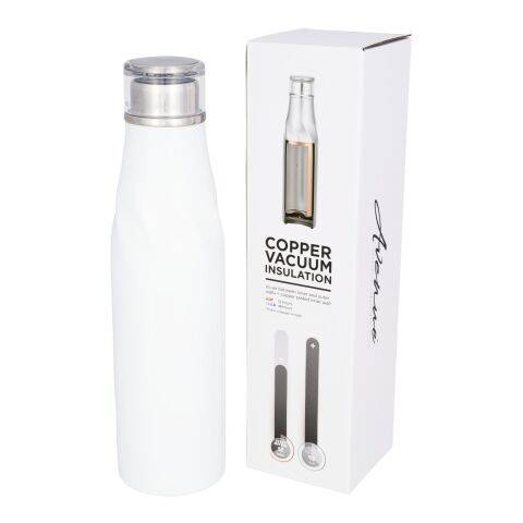 Hugo 650 ml seal-lid copper vacuum insulated bottle Standard | White | No Branding | not available | not available