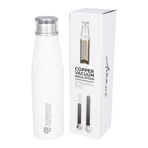 Hugo 650 ml seal-lid copper vacuum insulated bottle Standard | White | No Branding | not available | not available