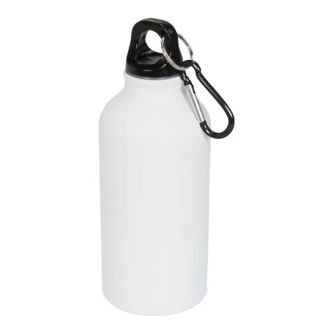 Oregon 400 ml matte sport bottle with carabiner Standard | White | No Branding | not available | not available