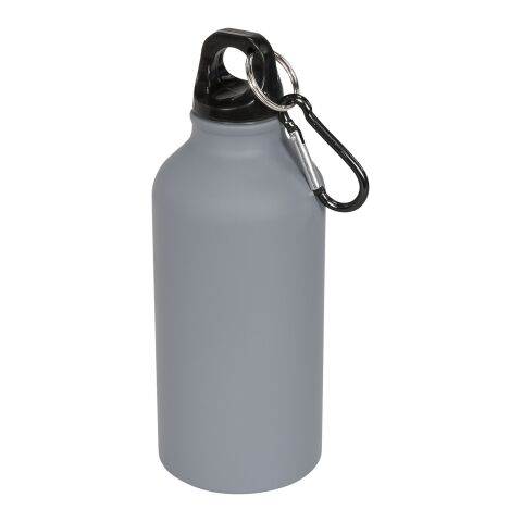 Oregon 400 ml matte sport bottle with carabiner Standard | Grey | No Branding | not available | not available