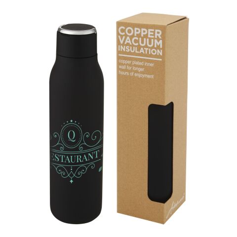 Marka 600 ml copper vacuum insulated bottle with metal loop 