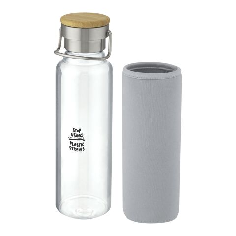 Thor 660 ml glass bottle with neoprene sleeve Standard | Grey | No Branding | not available | not available | not available