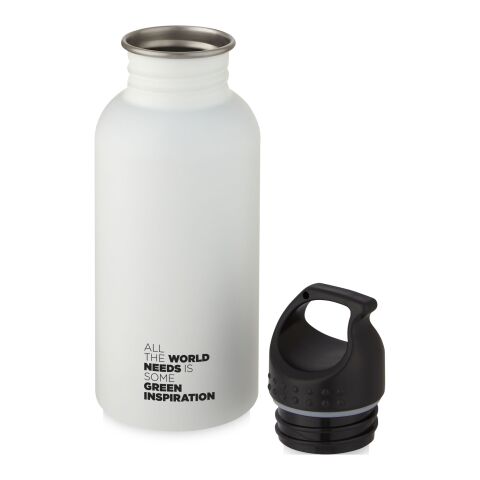 Luca 500 ml stainless steel sport bottle Standard | White | No Branding | not available | not available