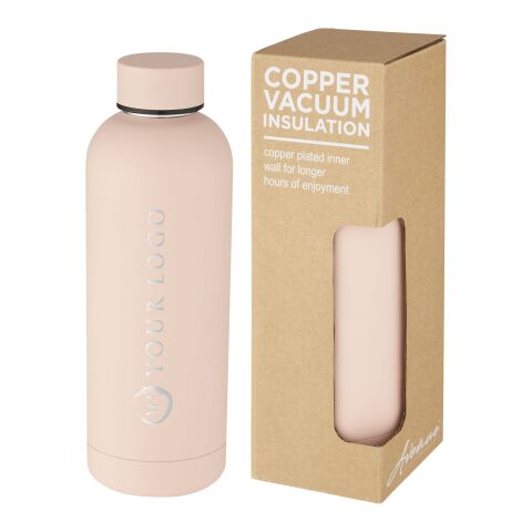 Spring 500 ml copper vacuum insulated bottle Standard | Pale blush pink | No Branding | not available | not available