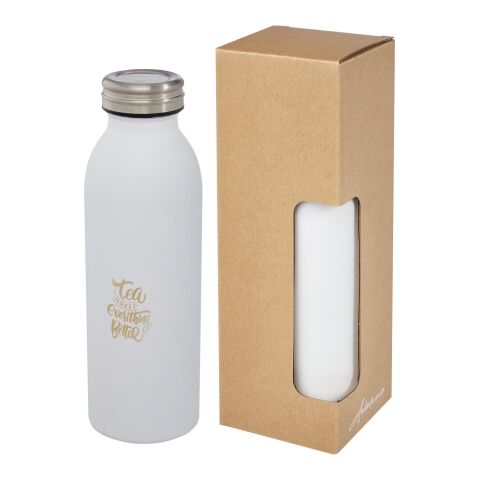 Riti 500 ml copper vacuum insulated bottle Standard | White | No Branding | not available | not available