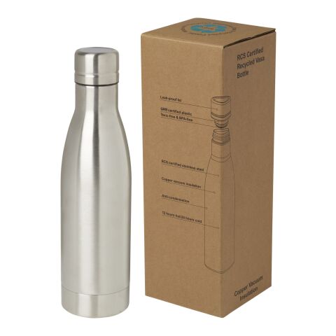 Vasa 500 ml RCS certified recycled stainless steel copper vacuum insulated bottle Standard | Silver | No Branding | not available | not available