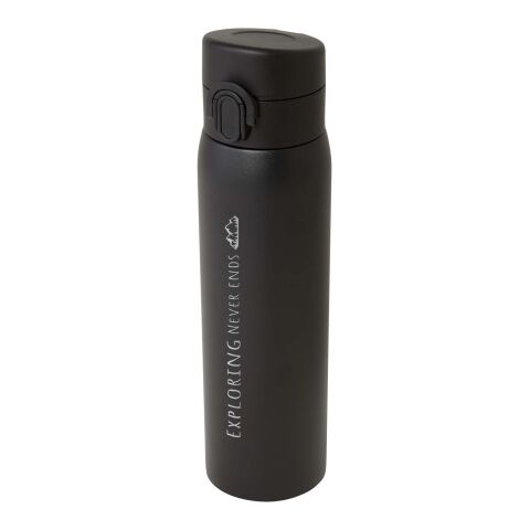 Sika 450 ml RCS certified recycled stainless steel insulated flask Standard | Solid black | No Branding | not available | not available