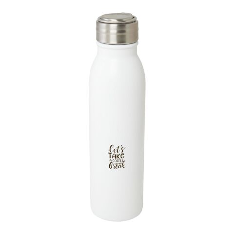 Harper 700 ml RCS certified stainless steel water bottle Standard | White | No Branding | not available | not available