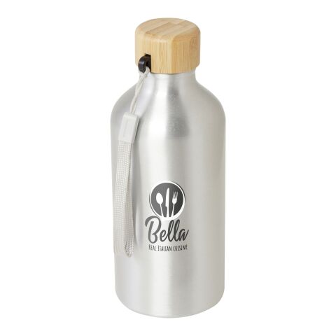 Malpeza 500 ml RCS certified recycled aluminium water bottle Standard | Silver | No Branding | not available | not available