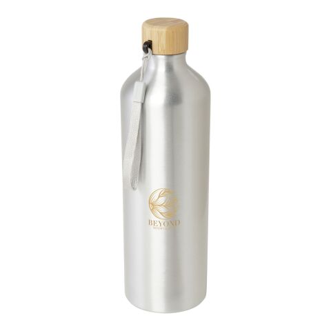 Malpeza 1000 ml RCS certified recycled aluminium water bottle Standard | Silver | No Branding | not available | not available