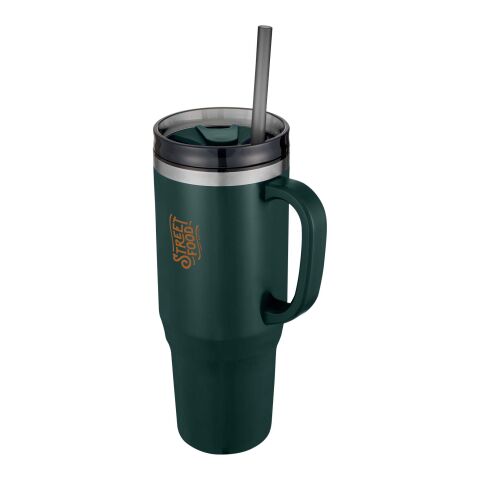Melbourne 1200 ml RCS certified mug with straw Standard | Green flash | No Branding | not available | not available
