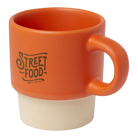 Olympia 130 ml stackable expresso cup with clay bottom Standard | Orange | not available | No Branding | not available | not available