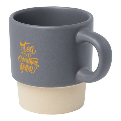 Olympia 130 ml stackable expresso cup with clay bottom Standard | Grey | No Branding | not available | not available