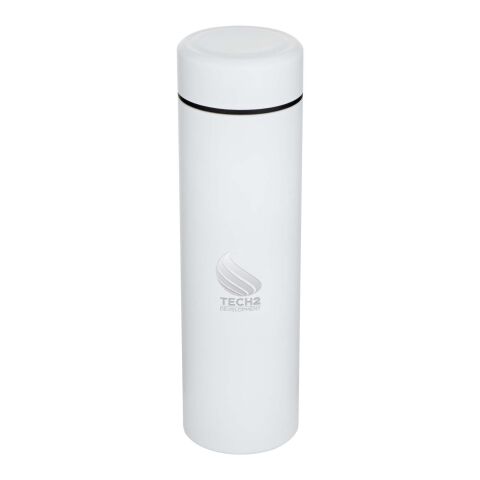 Taylor 450 ml double wall stainless steel flask with tea strainer