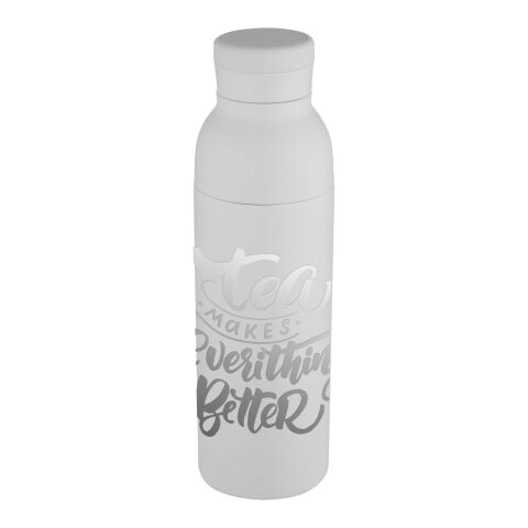 Illuminate 650 ml RCS recycled stainlesss steel double wall insulated water bottle Standard | White | Not applicable | No Branding | not available | not available