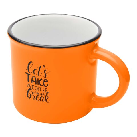 Bari 240 ml ceramic mug Standard | Orange | No Branding | not available | not available