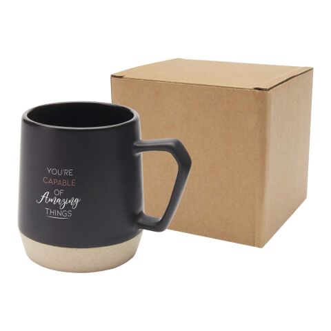 Dolce 300 ml ceramic mug with matt finish Standard | Solid black | No Branding | not available | not available