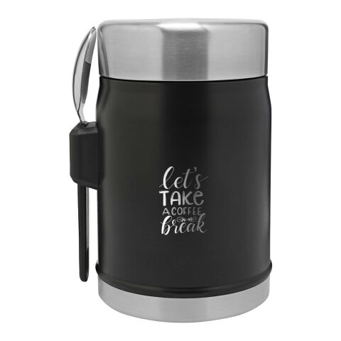Stanley Legendary 400 ml food jar with spork Standard | black | Laser Engraving | wrap | 55 mm x 55 mm