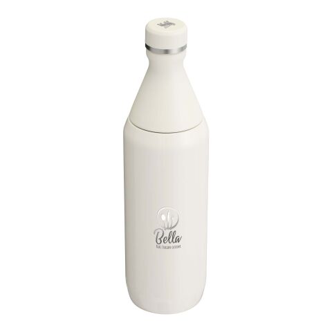 Stanley All Day Slim 600 ml water bottle Standard | Cream | 1-color Pad Print | back | 30 mm x 70 mm