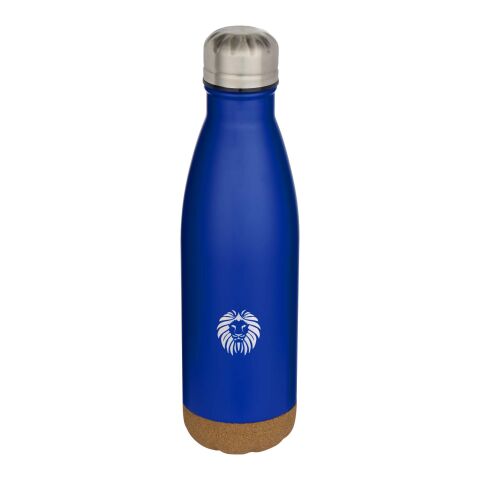 Cove 500 ml double wall vacuum insulated stainless steel water bottle with cork details
