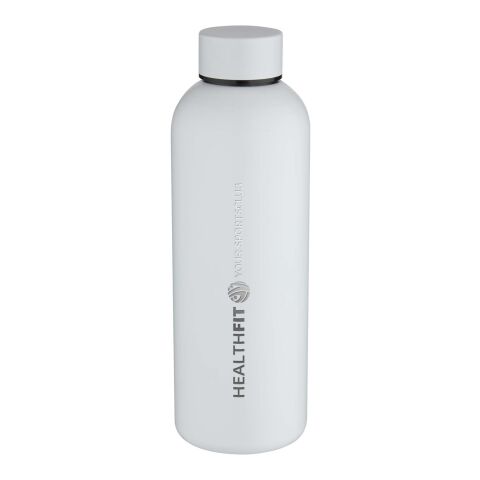 Spring 750 ml RCS recycled single wall stainless steel water bottle Standard | White | No Branding | not available | not available