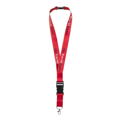 Lanyard With Detachable Buckle Standard | Red | No Branding | not available | not available | not available