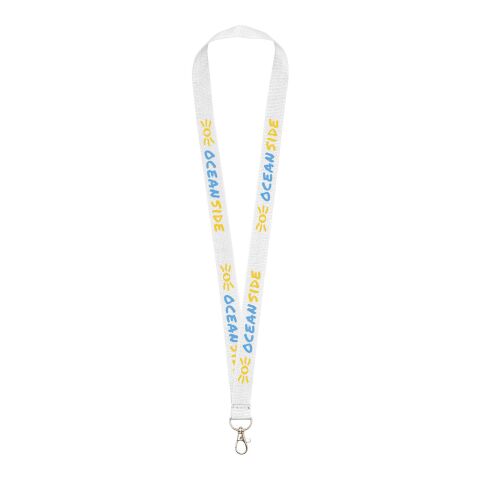 Impey lanyard with convenient hook Standard | White | No Branding | not available | not available