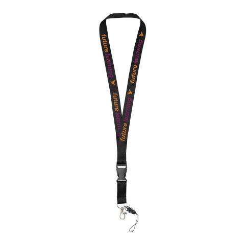 Sagan phone holder lanyard with detachable buckle Standard | Black | No Branding | not available | not available