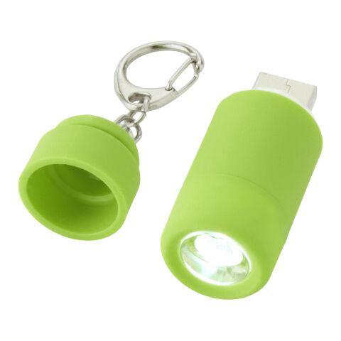 Avior rechargeable LED USB keychain light Standard | Lime green | No Branding | not available | not available