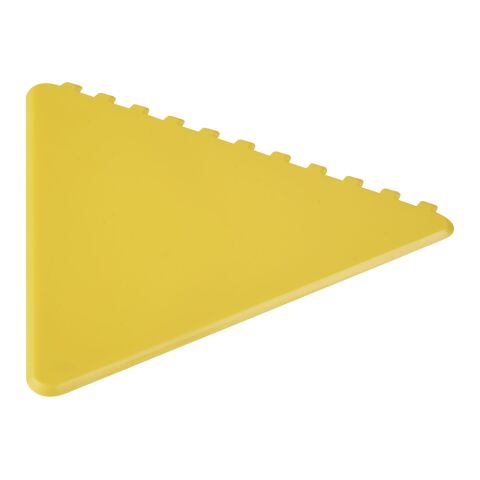 Frosty 2.0 triangular recycled plastic ice scraper Standard | Yellow | No Branding | not available | not available