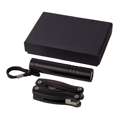 Scout multi-function knife and LED flashlight set Standard | Solid black | No Branding | not available | not available | not available