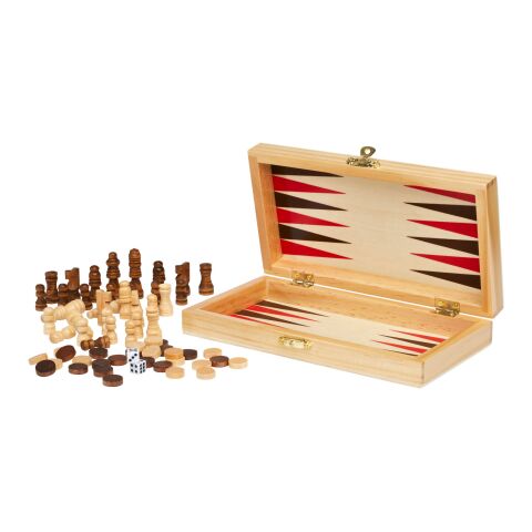 Mugo 3-in-1 wooden game set Standard | Natural | No Branding | not available | not available