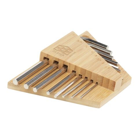 Allen bamboo hex key tool set