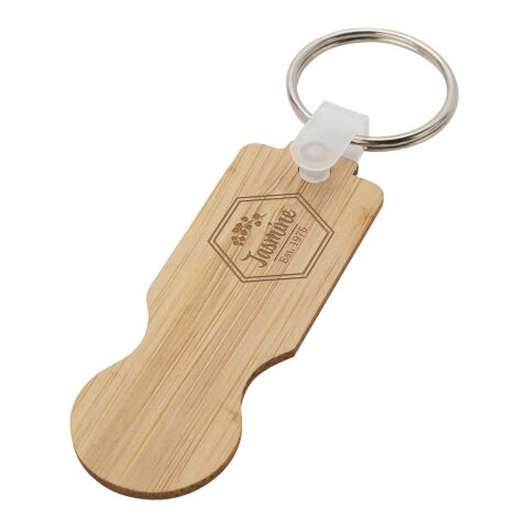 Ronan bamboo trolley keychain Standard | Natural | No Branding | not available | not available