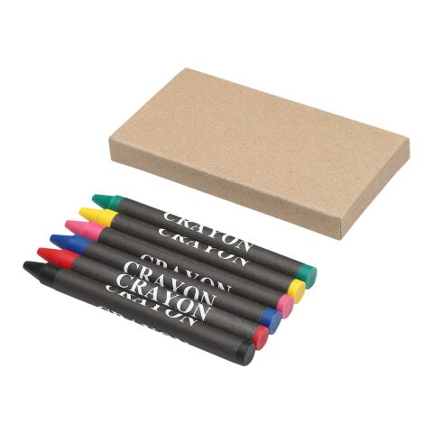 Ayo 6-piece coloured crayon set