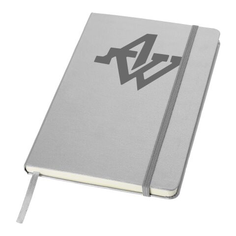 Classic A5 hard cover notebook Standard | Silver | No Branding | not available | not available | not available